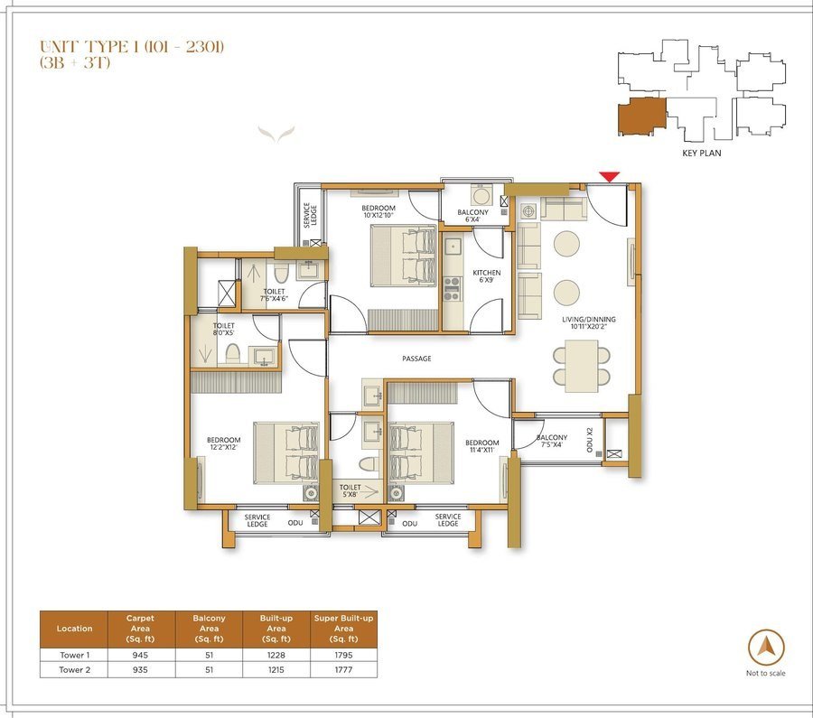 Unit Type 1 floor plan